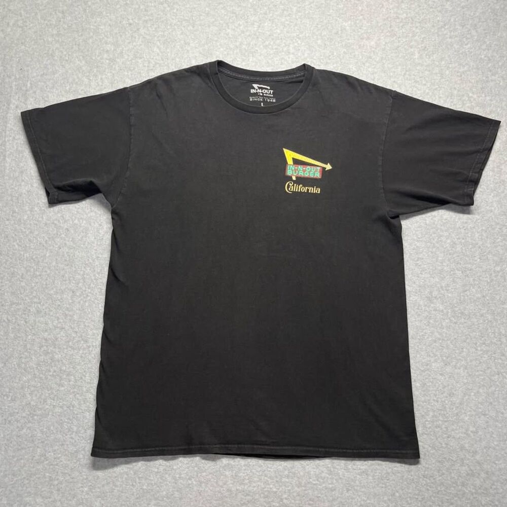 In-N-Out Burger Mike Rider California Classic Cars Graphic T-Shirt Mens L